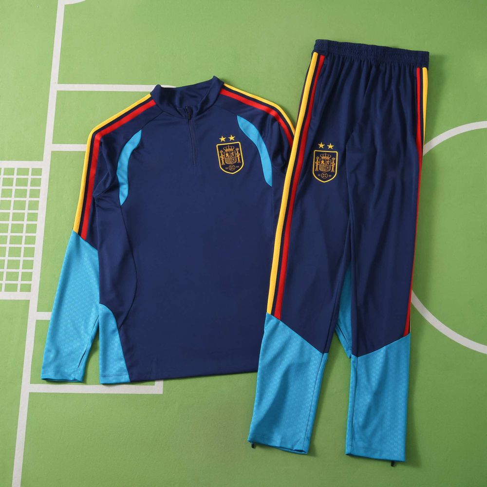2026 FIFA World Cup Spain Half zip training suit set two star