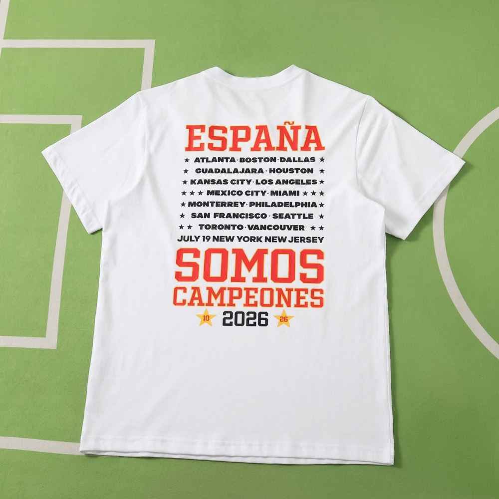 2026 Spain Pure Cotton Champion T-Shirt