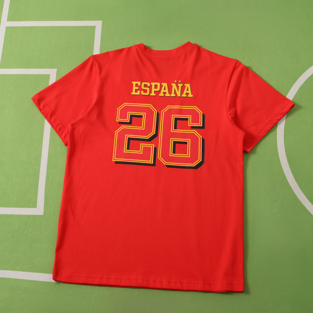 2026 Spain Pure Cotton Champion T-Shirt