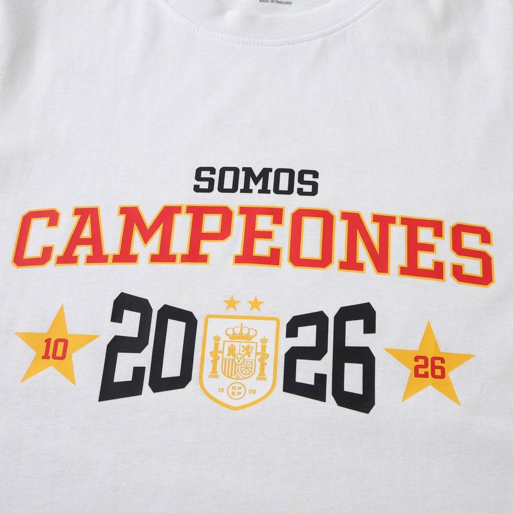 2026 Spain Pure Cotton Champion T-Shirt