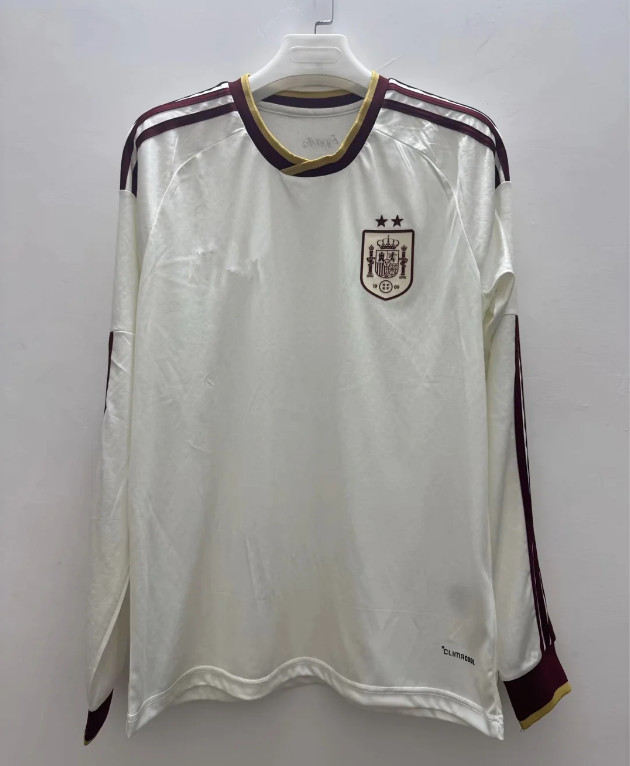 2026 FIFA World Cup Spain away Long sleeve Fan version two star