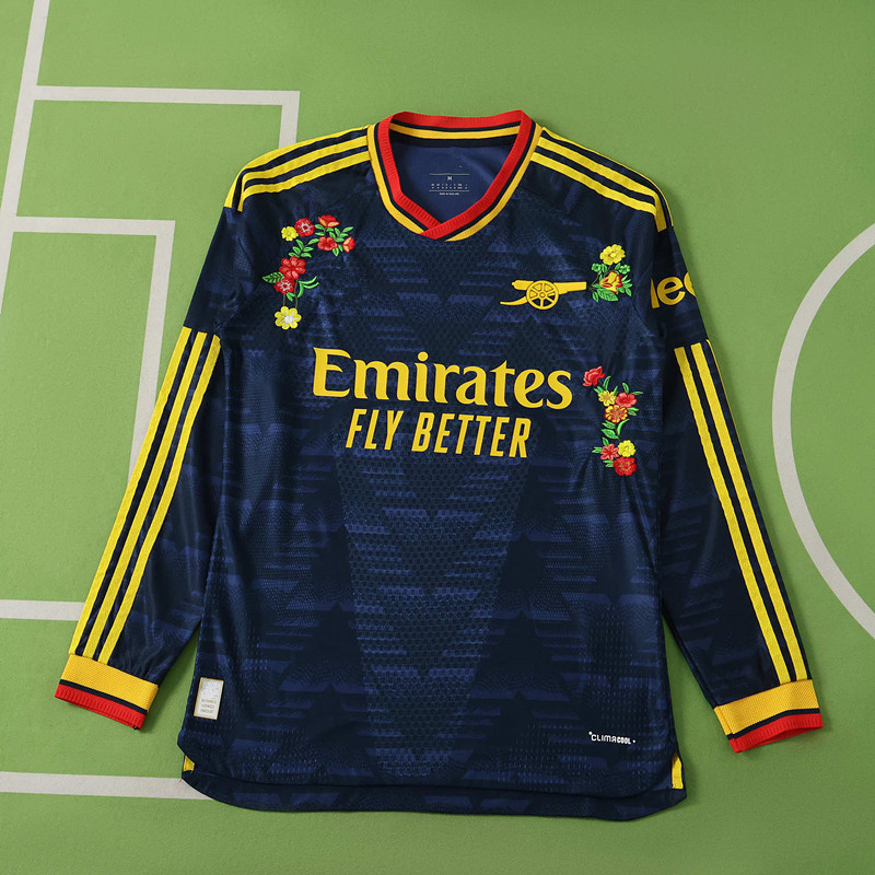 2627 season Arsenal F.C. away Embroidery Long sleeves Player version