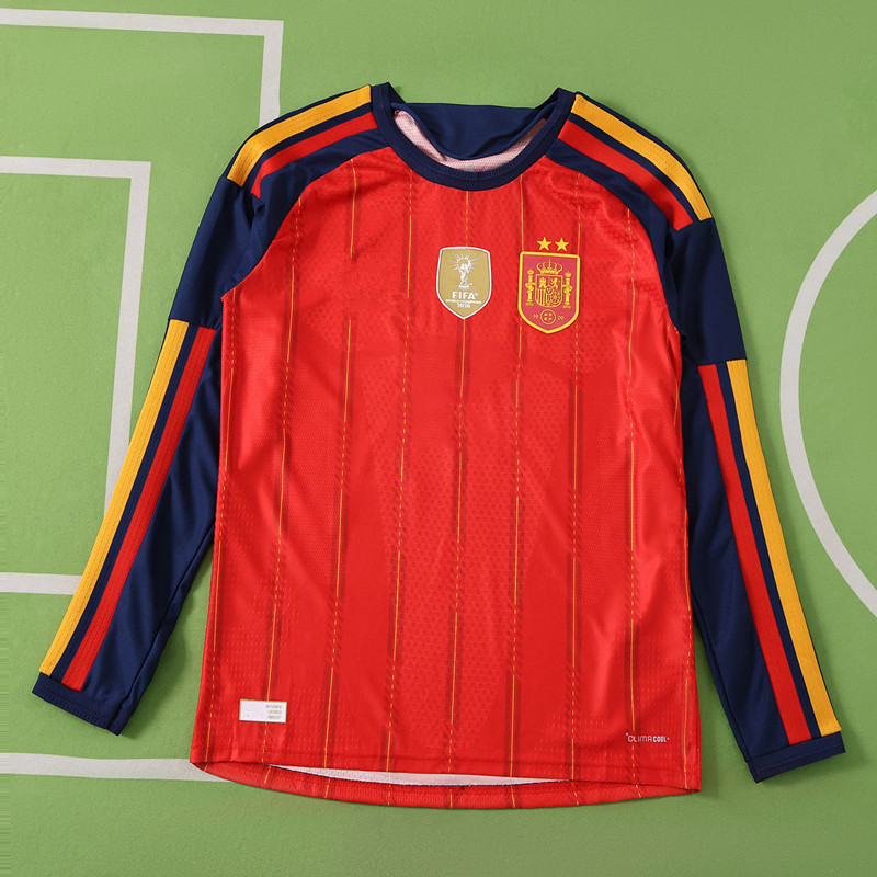 2026 FIFA World Cup Spain home champion Long sleeves Player version two star