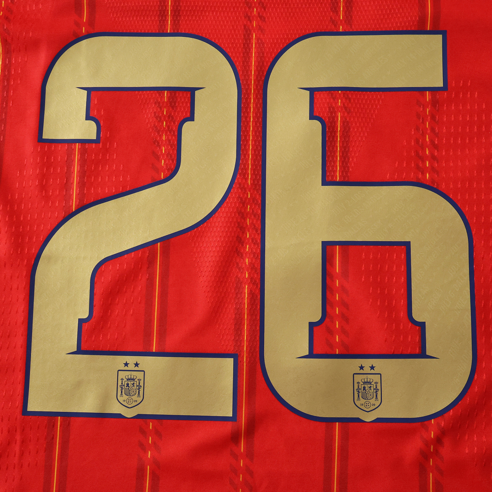 2026 FIFA World Cup Spain home champion Long sleeves Player version two star