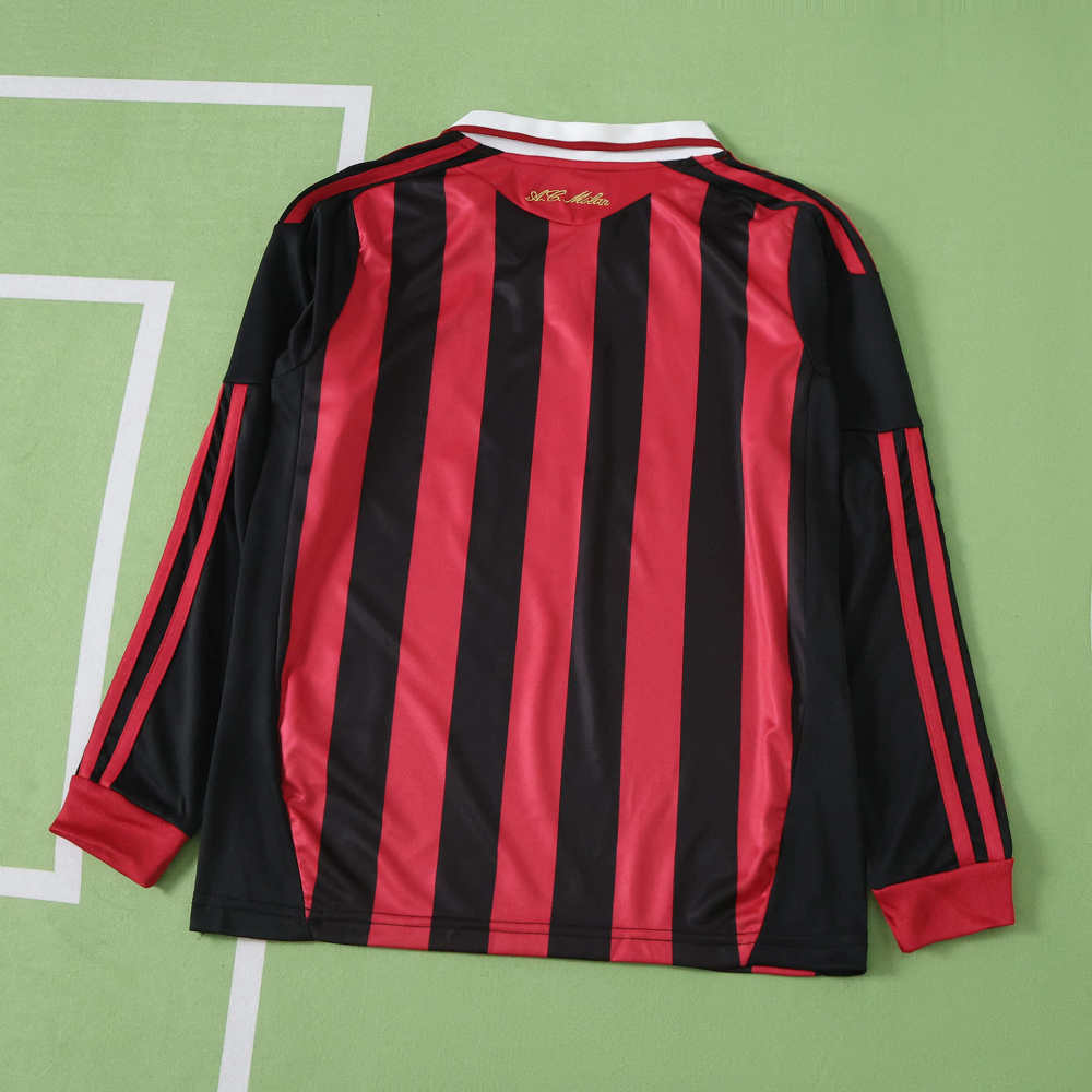 0910 season A.C. Milan home retro Long sleeves Kids kit