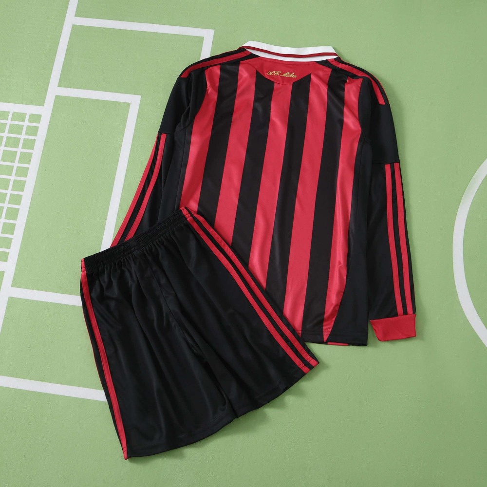0910 season A.C. Milan home retro Long sleeves Kids kit