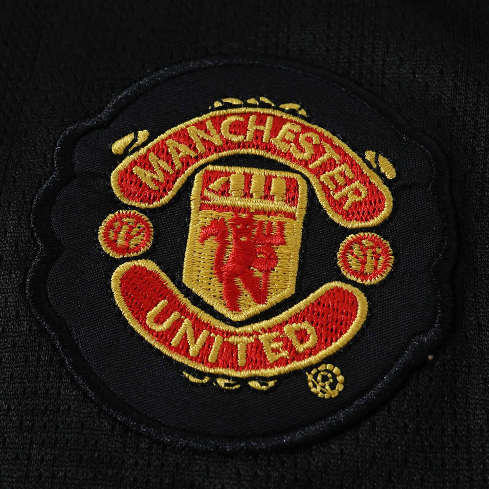 0708 season Manchester United F.C. away retro Long sleeves Kids kit