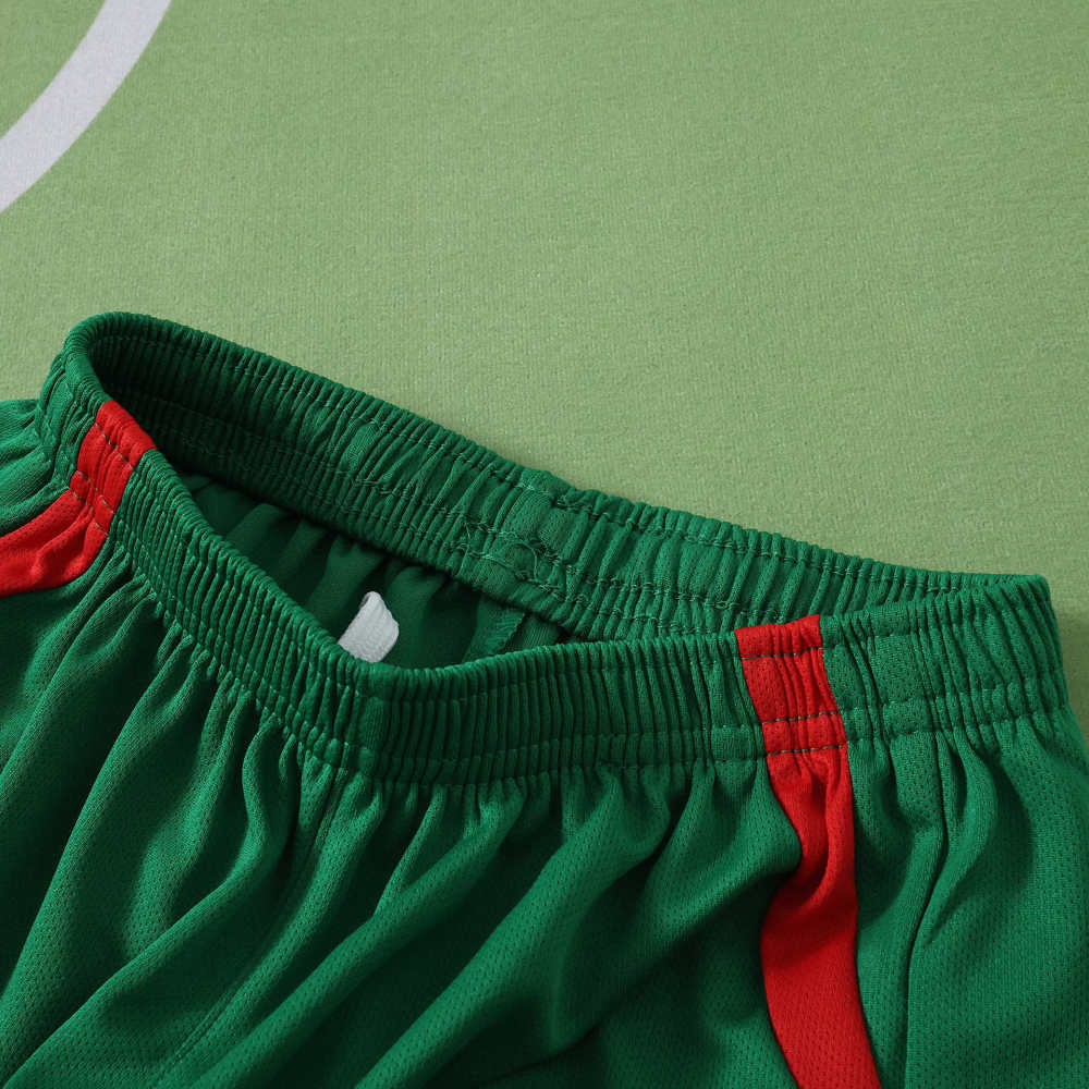 2004 Portugal home retro Long sleeves Kids kit