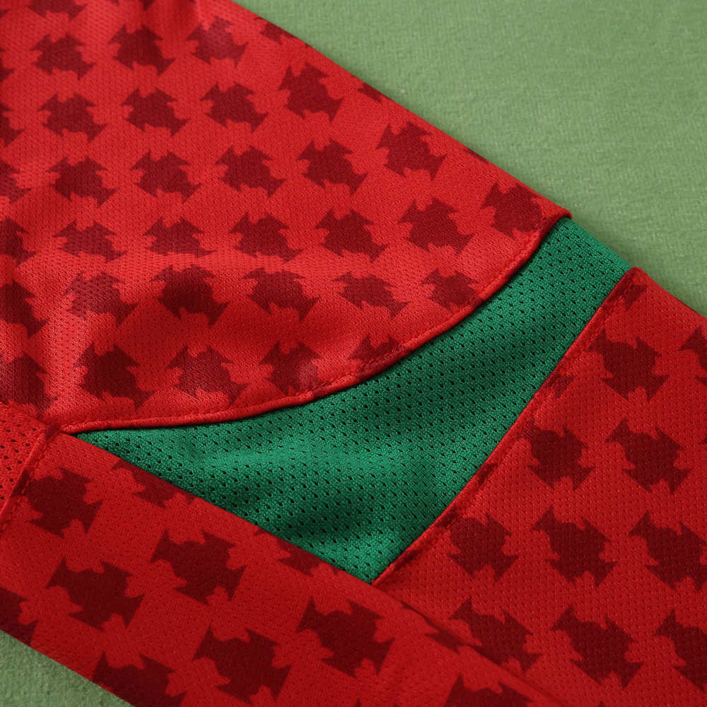 2004 Portugal home retro Long sleeves Kids kit