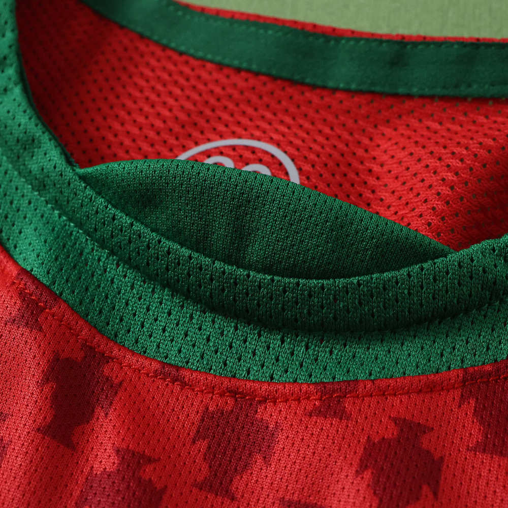 2004 Portugal home retro Long sleeves Kids kit