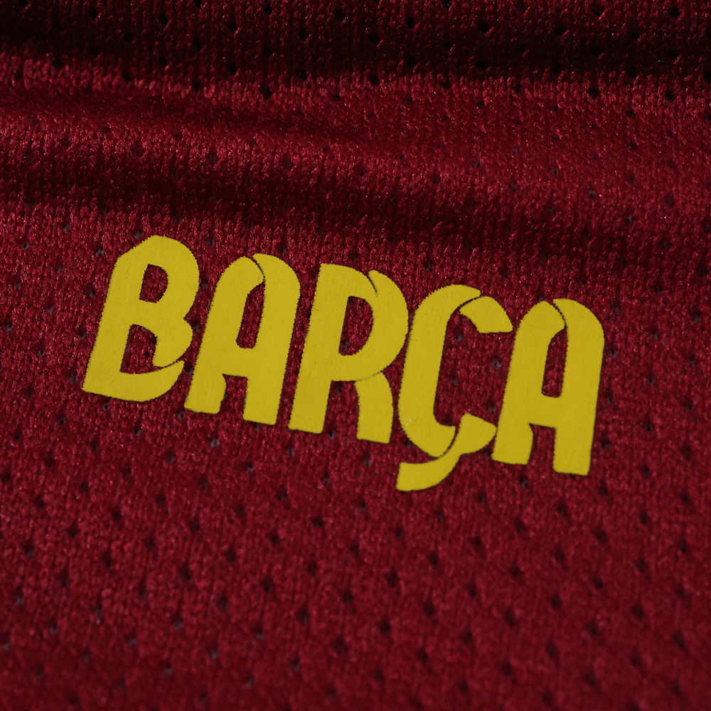 1415 season FC Barcelona / Barça home retro Long sleeves Kids kit