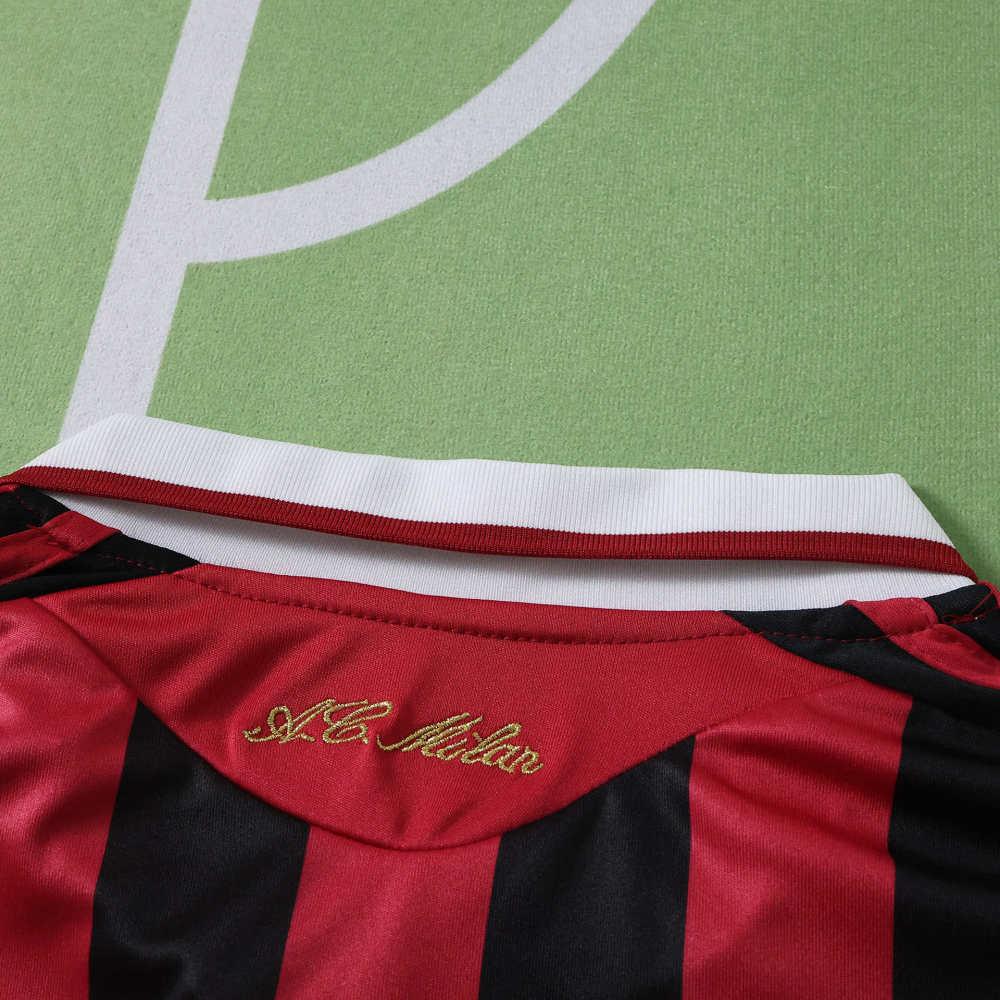 0910 season A.C. Milan home retro Long sleeves Kids kit