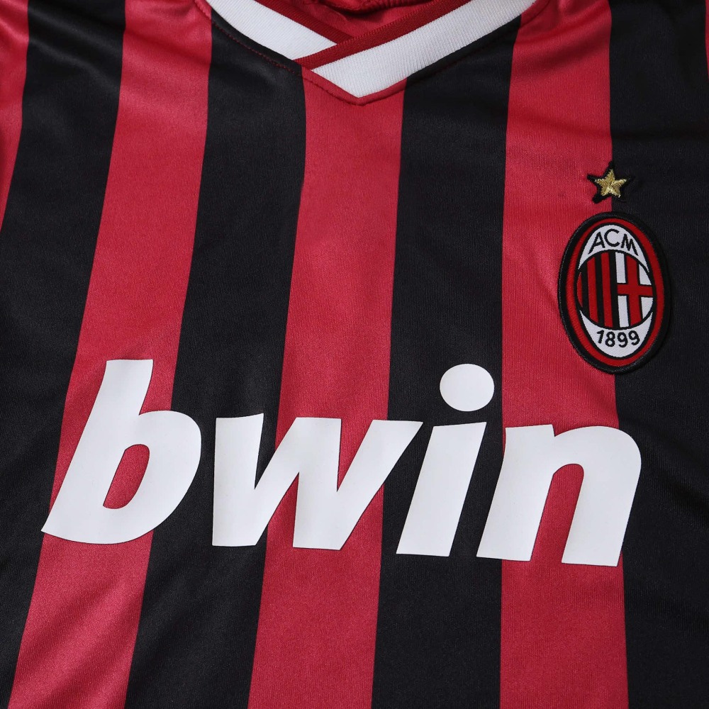 0910 season A.C. Milan home retro Long sleeves Kids kit