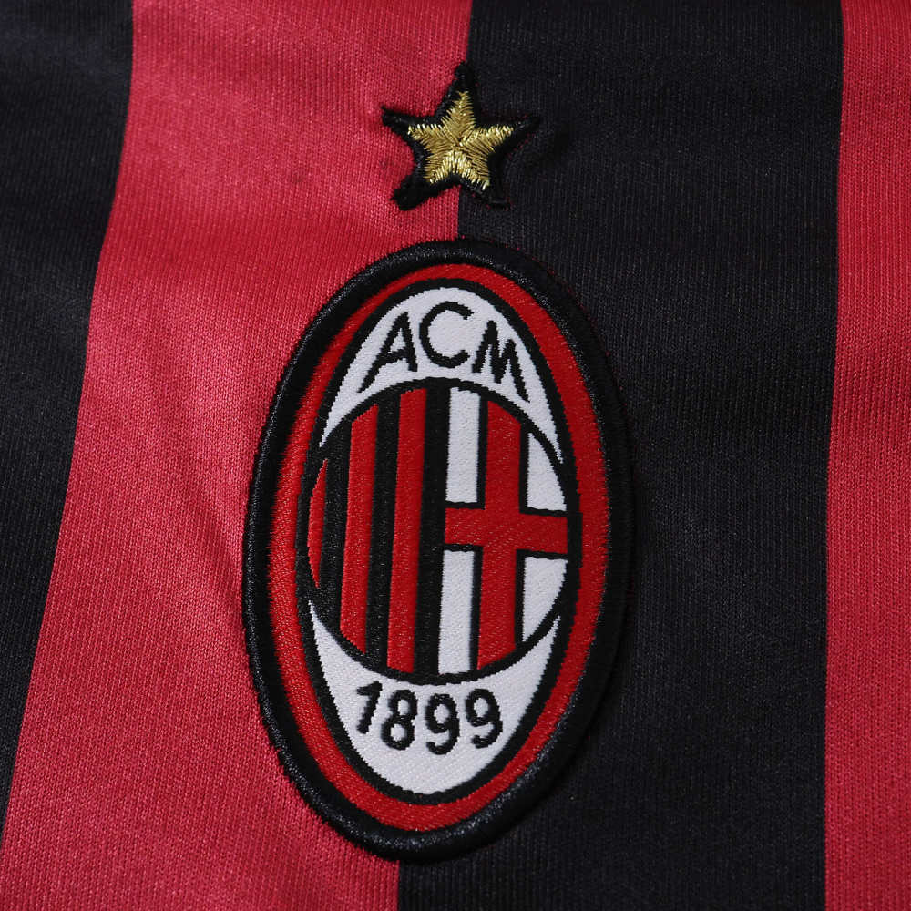 0910 season A.C. Milan home retro Long sleeves Kids kit
