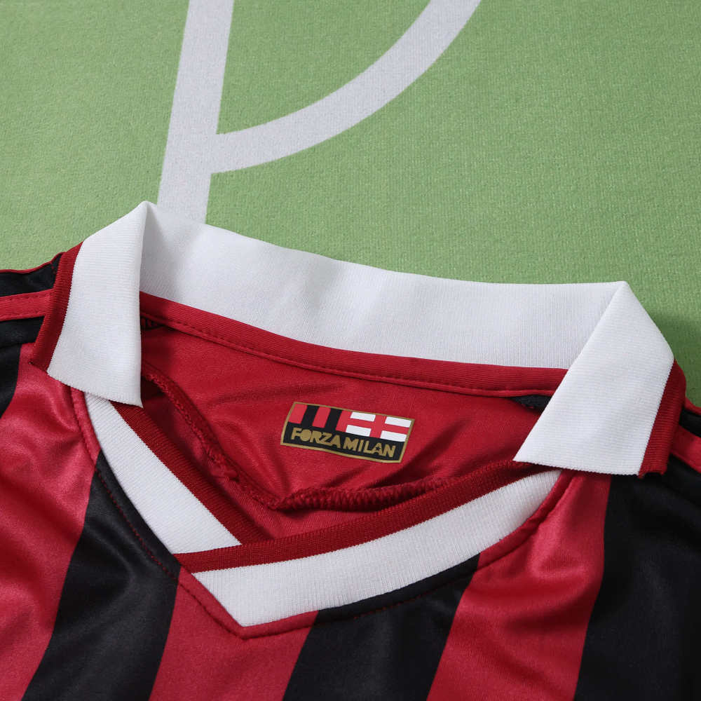 0910 season A.C. Milan home retro Long sleeves Kids kit