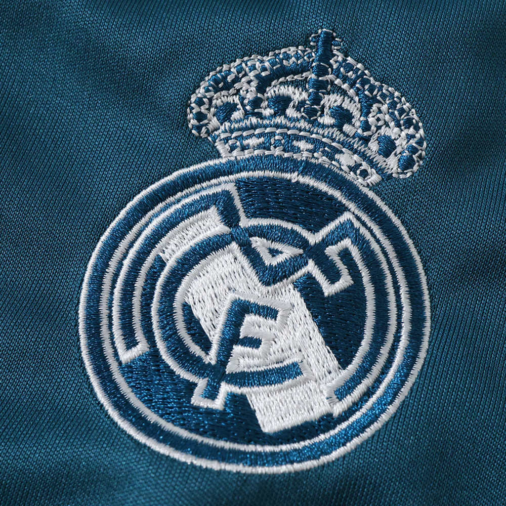 1718 season Real Madrid CF third retro Long sleeves Kids kit