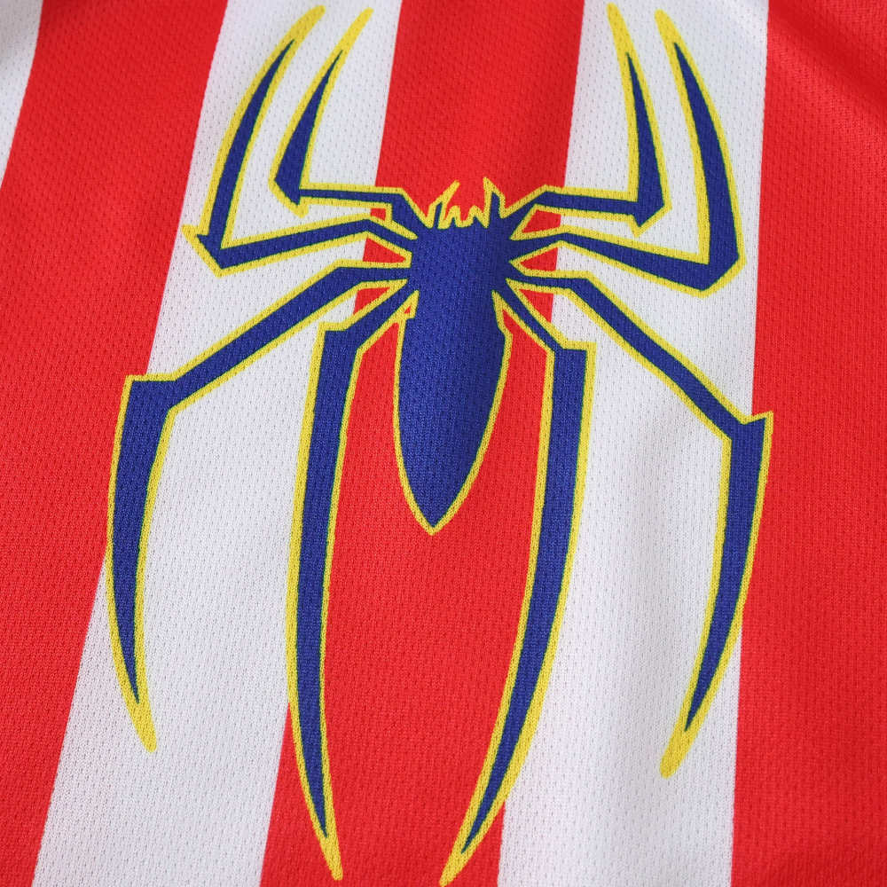 0405 season Club Atlético de Madrid home retro Long sleeves Kids kit