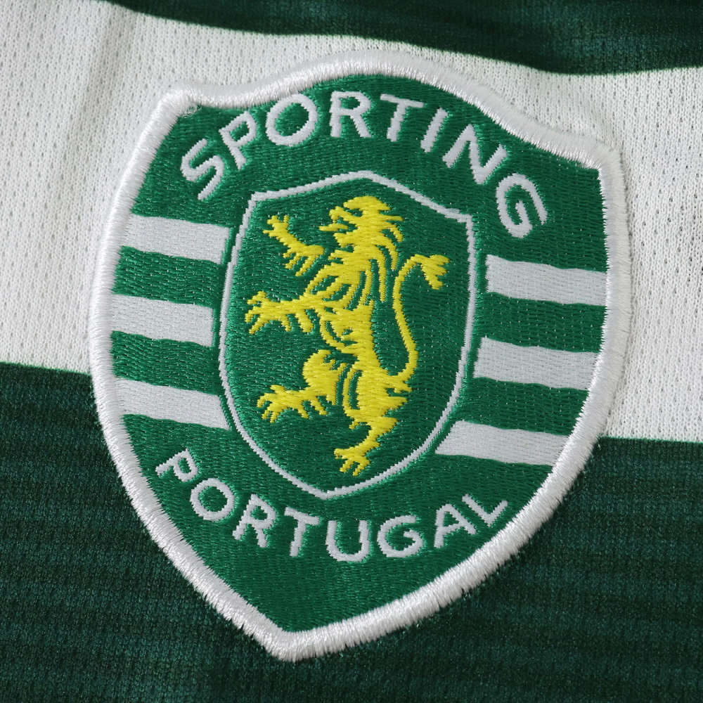 0103 season Sporting CP home retro Long sleeves Kids kit
