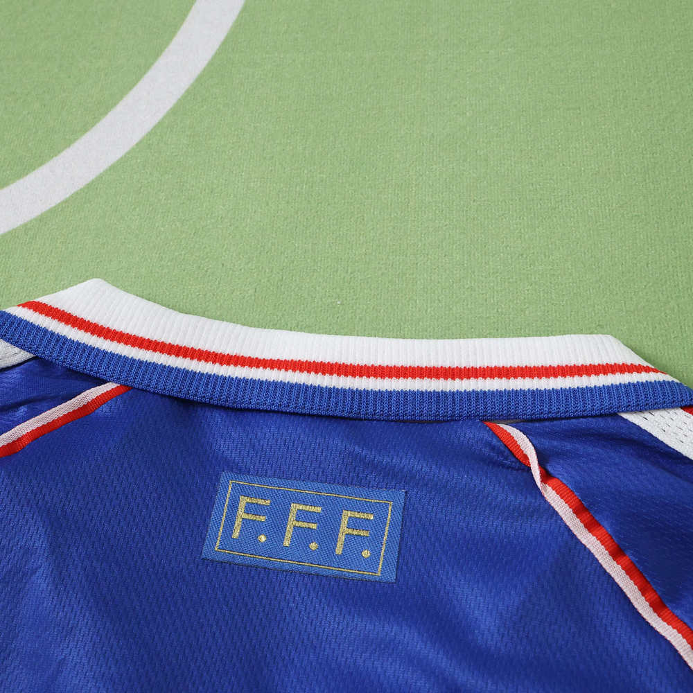 1998 France home retro Long sleeves Kids kit