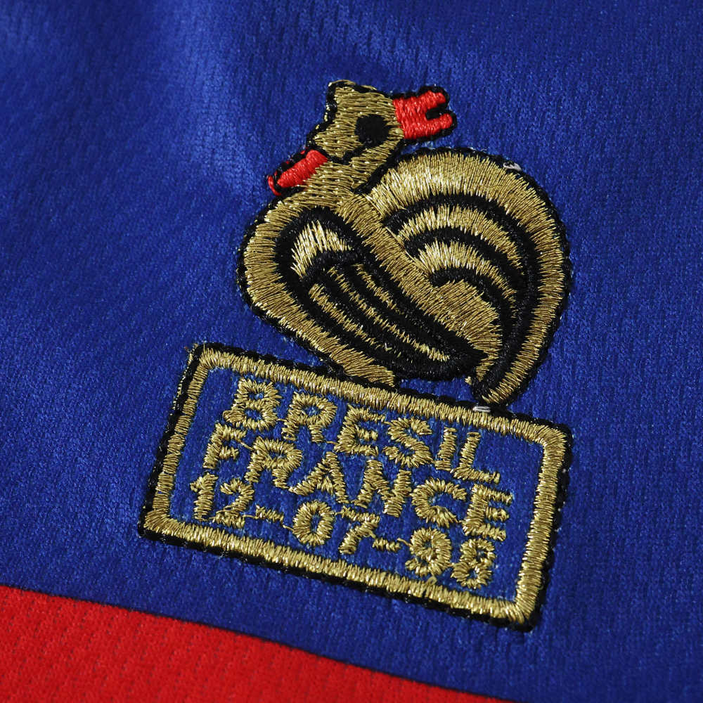 1998 France home retro Long sleeves Kids kit