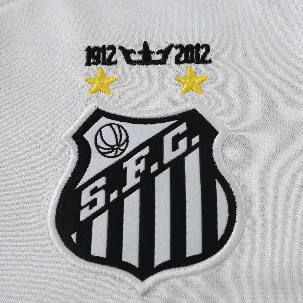 1213 season Santos FC home retro Long sleeves Kids kit