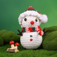 Colorful Scarf Snowman