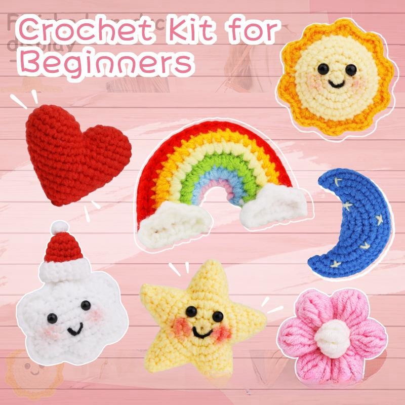 Crochet seven-piece set (not finished)