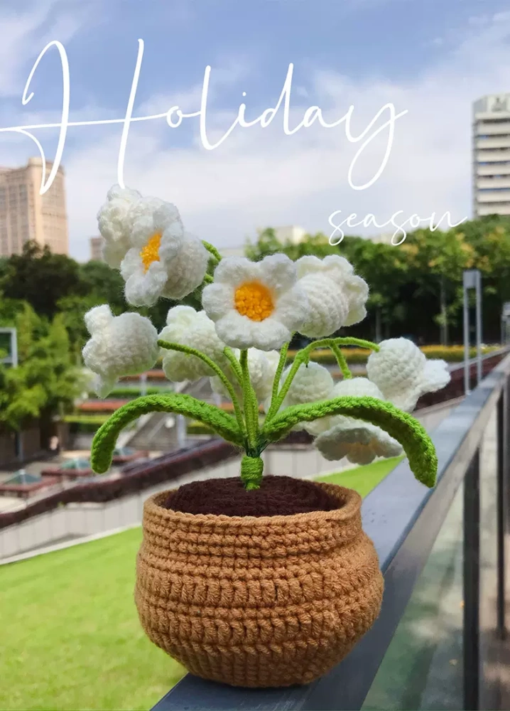 Bouquet of potted plants (unfinished product)