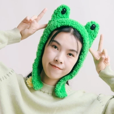 Frog Warm Hat Scarf