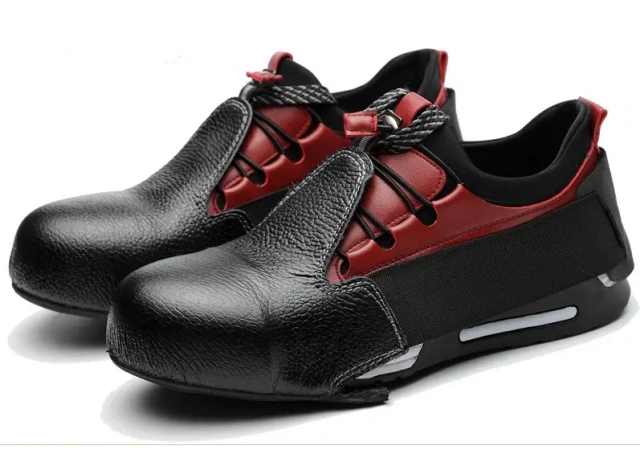 Leather Anti Smashing Safety Shoes Cover