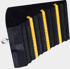 Heavy Duty Rubber Wheel Stopper with Hook,Heavy Duty Rubber Wheel Stopper with Hook