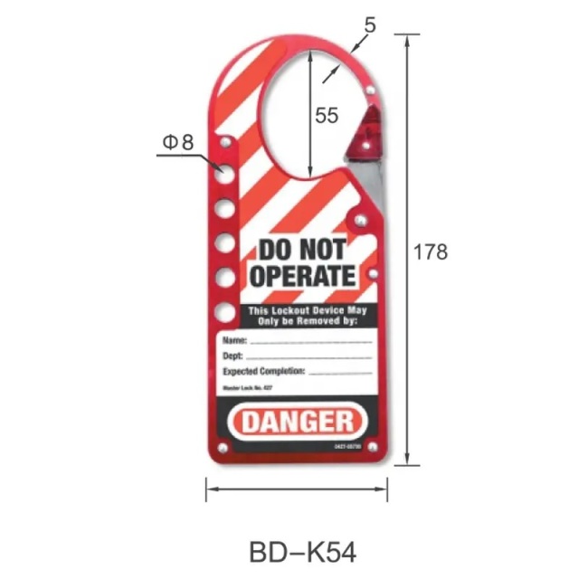 Safety Insulated Nylon Lockout Hasp,Safety Insulated Nylon Lockout Hasp