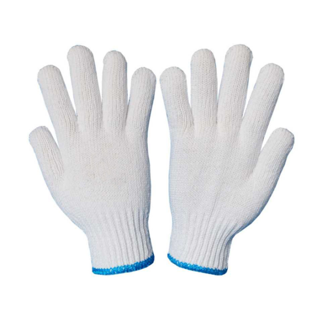 Nature White Cotton Knitted Gloves,Nature White Cotton Knitted Gloves