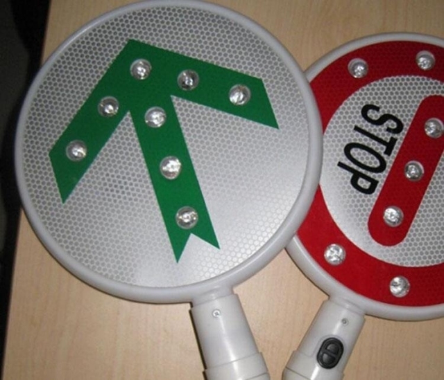 Rechargeable Handheld Traffic Signs
