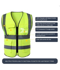 Multi Pocket Reflective Safety Vest,Multi Pocket Reflective Safety Vest