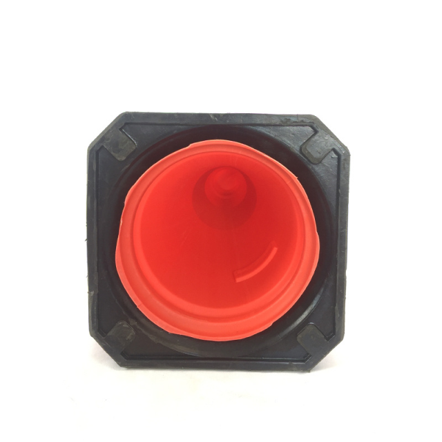 Traffic cone rubber base 75cm PE road traffic cone,Traffic cone rubber base 75cm PE road traffic cone