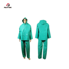 Green Rain Coat Chemical Resistant Suit,Green Rain Coat Chemical Resistant Suit