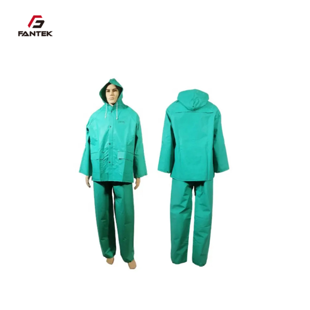 Green Rain Coat Chemical Resistant Suit,Green Rain Coat Chemical Resistant Suit
