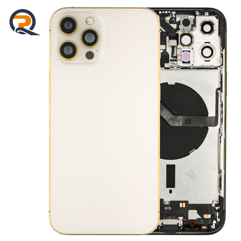Grade A Original Rear Housing with Small Parts Flex Cables for iPhone 12 Pro Max Replacement,Grade A Original Rear Housing with Small Parts Flex Cables for iPhone 12 Pro Max Replacement,PAQI