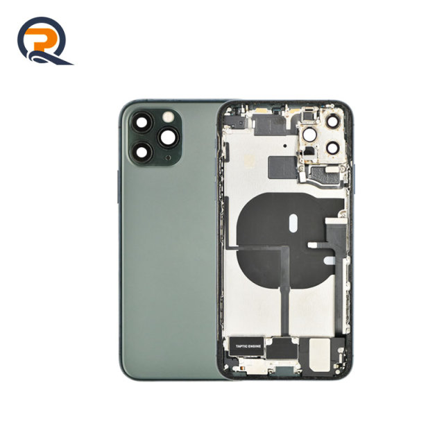 Grade A Original Rear Housing with Small Parts Flex Cables for iPhone 11 Pro Max Replacement,Grade A Original Rear Housing with Small Parts Flex Cables for iPhone 11 Pro Max Replacement,PAQI