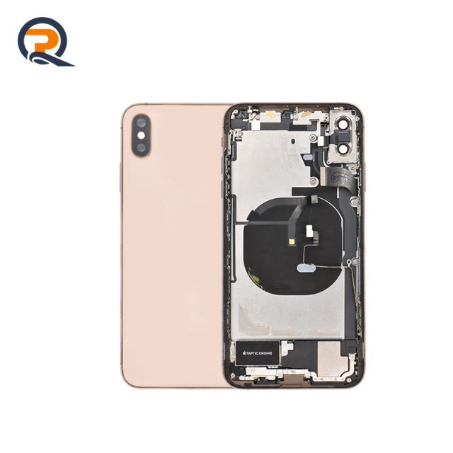 Grade A Original Rear Housing with Small Parts Flex Cables for iPhone XS Max Replacement,Grade A Original Rear Housing with Small Parts Flex Cables for iPhone XS Max Replacement,PAQI