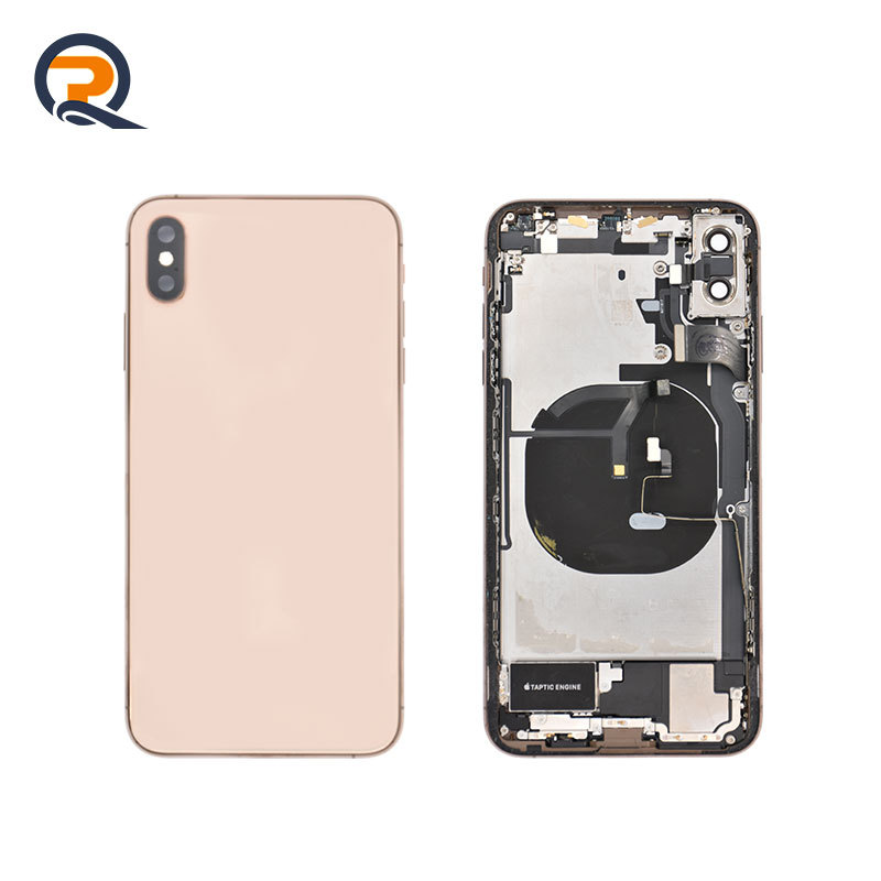 Grade A Original Rear Housing with Small Parts Flex Cables for iPhone XS Max Replacement,Grade A Original Rear Housing with Small Parts Flex Cables for iPhone XS Max Replacement,PAQI