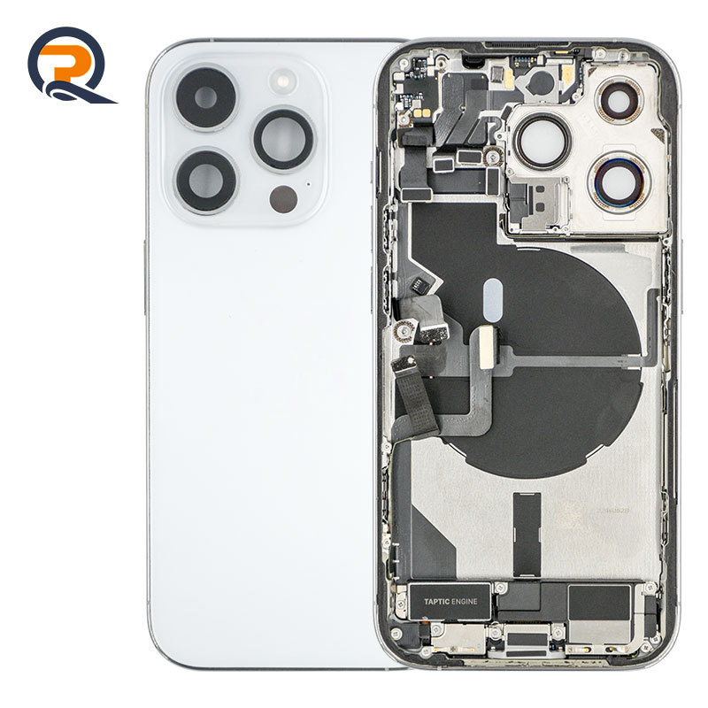 Grade A Original Rear Housing with Small Parts Flex Cables for iPhone 14 Pro Replacement,Grade A Original Rear Housing with Small Parts Flex Cables for iPhone 14 Pro Replacement,PAQI