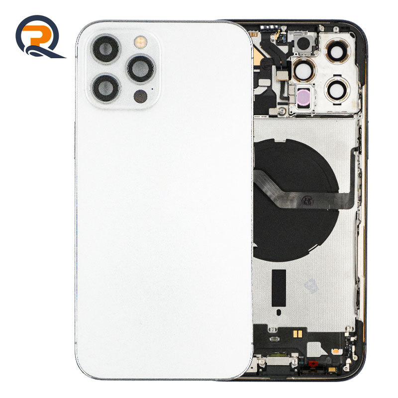 Grade A Original Rear Housing with Small Parts Flex Cables for iPhone 12 Pro Max Replacement,Grade A Original Rear Housing with Small Parts Flex Cables for iPhone 12 Pro Max Replacement,PAQI