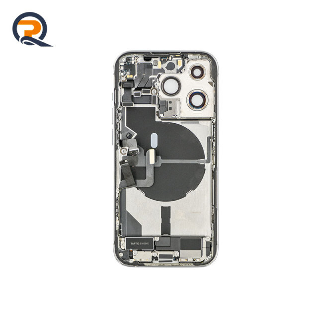 Grade B Original Rear Housing with Small Parts Flex Cables for iPhone 14 Pro Replacement,Grade B Original Rear Housing with Small Parts Flex Cables for iPhone 14 Pro Replacement,PAQI