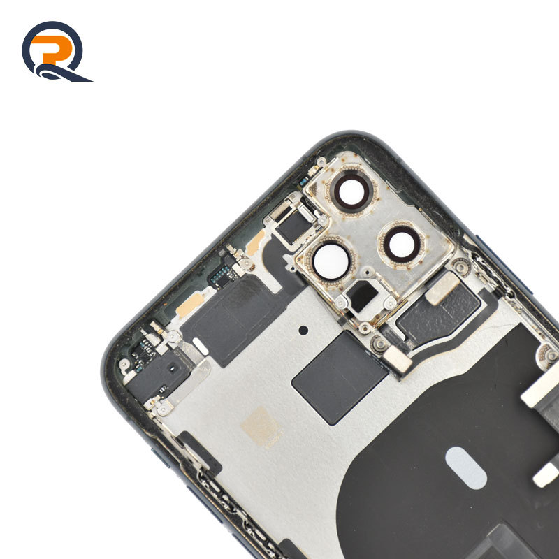 Grade B Original Rear Housing with Small Parts Flex Cables for iPhone 11 Pro Max Replacement,Grade B Original Rear Housing with Small Parts Flex Cables for iPhone 11 Pro Max Replacement,PAQI