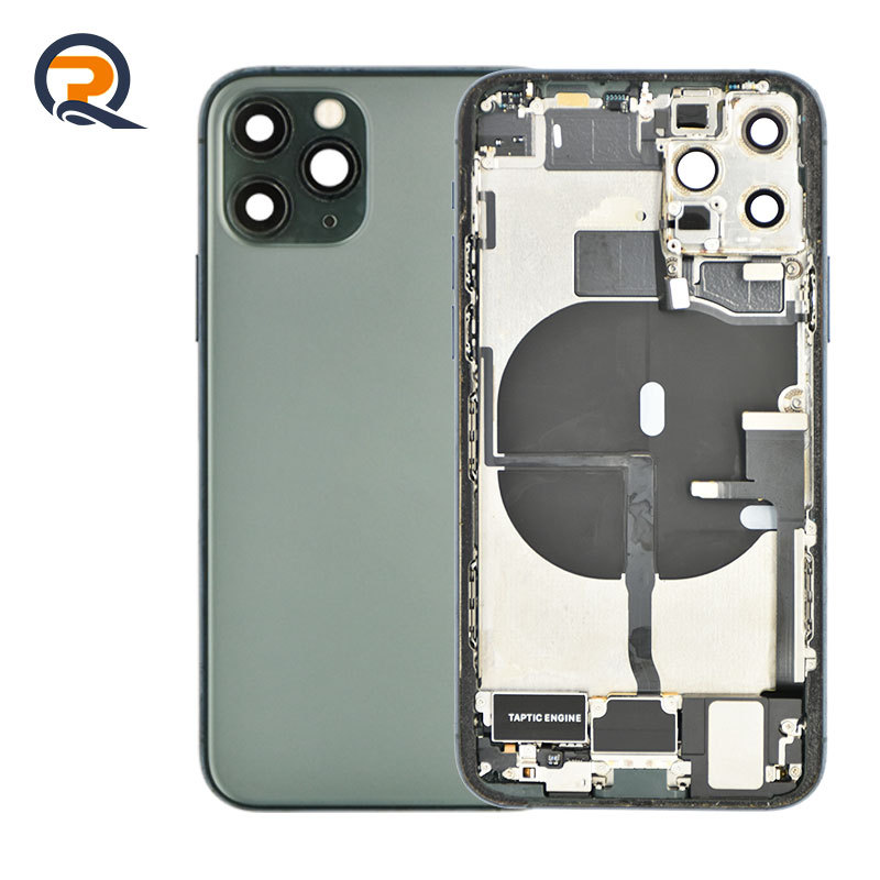 Grade B Original Rear Housing with Small Parts Flex Cables for iPhone 11 Pro Replacement,Grade B Original Rear Housing with Small Parts Flex Cables for iPhone 11 Pro Replacement,PAQI
