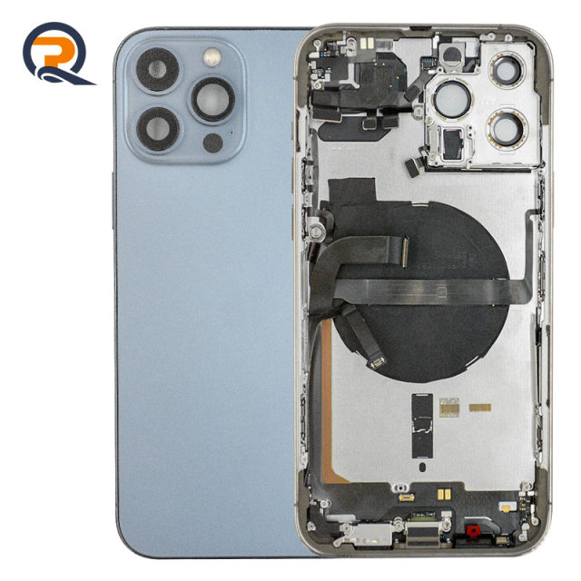 Grade B Original Rear Housing with Small Parts Flex Cables for iPhone 13 Pro Max Replacement,Grade B Original Rear Housing with Small Parts Flex Cables for iPhone 13 Pro Max Replacement,PAQI