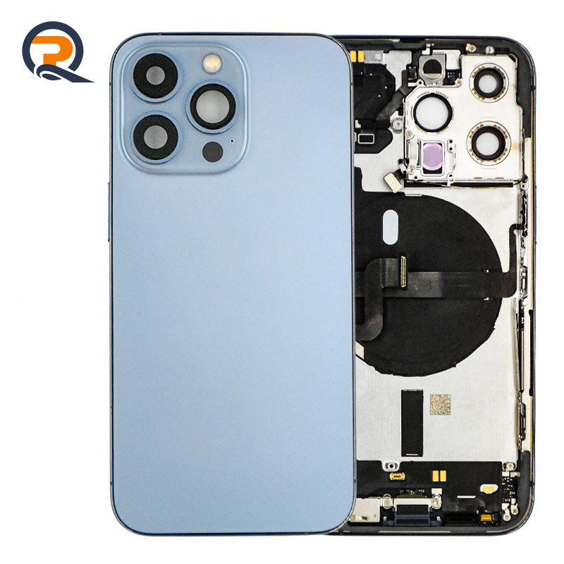 Grade B Original Rear Housing with Small Parts Flex Cables for iPhone 13 Pro Replacement,Grade B Original Rear Housing with Small Parts Flex Cables for iPhone 13 Pro Replacement,PAQI
