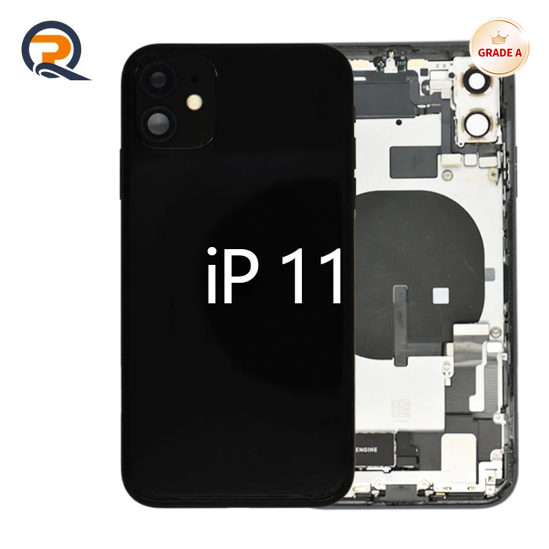 Grade A Original Rear Housing with Small Parts Flex Cables for iPhone 11 Replacement,Grade A Original Rear Housing with Small Parts Flex Cables for iPhone 11 Replacement,PAQI